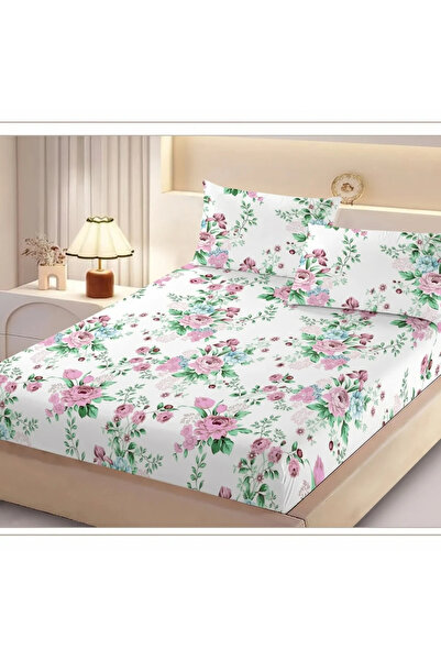 TextiLici Set Husă de pat cu elastic, FixOnBed, 160 x 200 cm, bumbac, 2 fete ...
