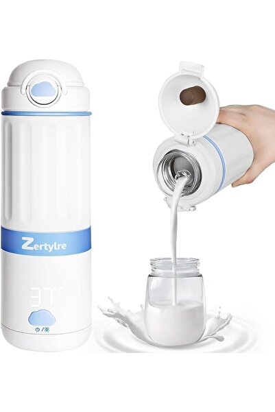 Zertylre سخان حليب محمول للأطفال، سخان زجاجات للماء وحليب الأم والحليب الصناع...