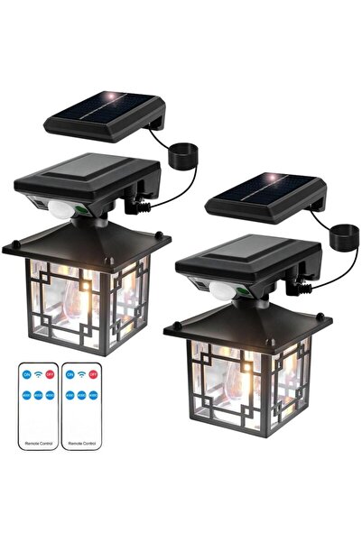 STARSTAR 2-pack retro solar wall lights motion sensor.