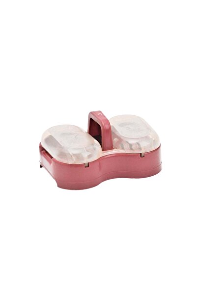 generel طبق صابون بلاستيك مقسم مع غطاء شفاف 21 × 13 × 6 سم