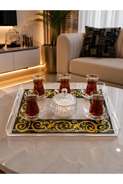 ümit ulusoy pleksi Baskılı Pleksi Dekoratif Servis & Sunum Tepsisi