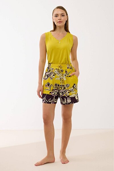 Anıl 11930 Women's Tank Top and Shorts Set
