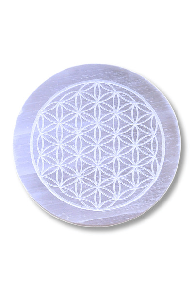 craftmystic Placa din Selenit pentru Curatare si Incarcare Cristale - Energie...