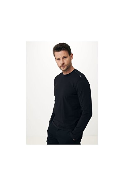 MEXX Μακρυμάνικο T-Shirt Μπλουζάκι Mαύρο