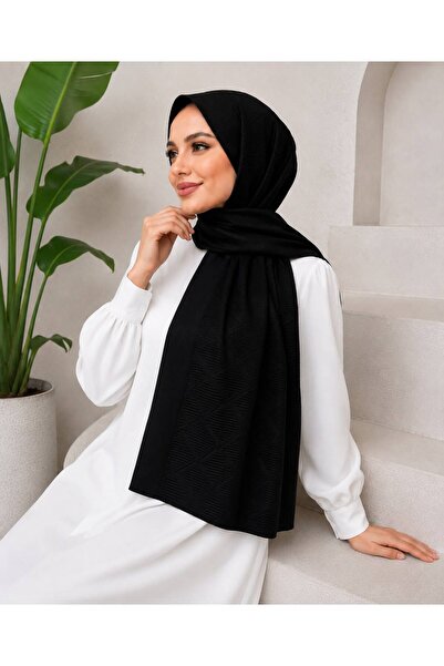 Sfg Life Moda Șal premium jacquard cu model geometric