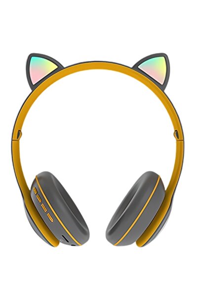 MACVI Căști pliabile fără fir cu urechi de pisică — Sunet HiFi și distracție!...