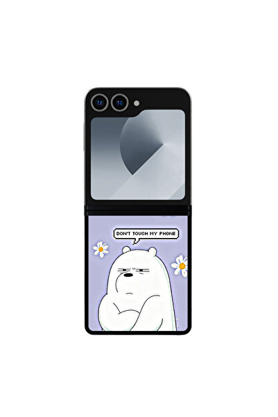 4TECH Μην αγγίζετε το τηλέφωνό μου, Αρκούδα Samsung Galaxy Z Flip 5 5G