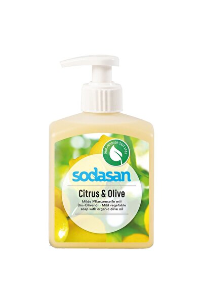 Sodasan Săpun lichid cu lămâie și măsline organice, 300ml