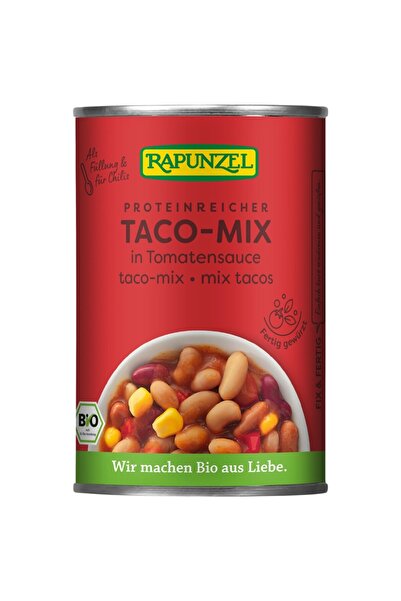 Rapunzel Mix taco în sos de roșii organic, 400g