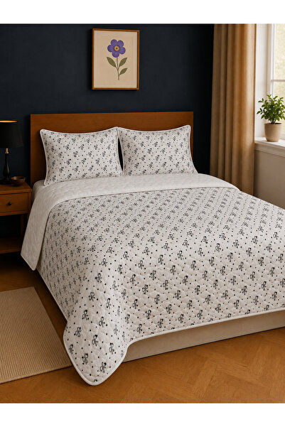 Asaf Home 100% Lamb Wool Filled Double Quilted Patterned Seasonal Pique 155X2...