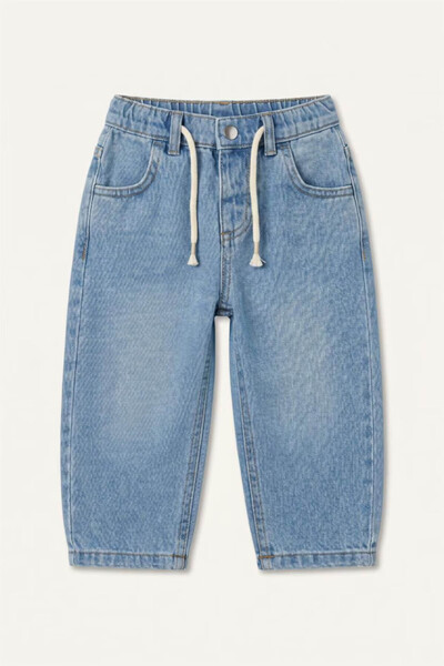 DeFacto Balloon Fit Flexible Band Leg Jean Light Blue Trousers Baby Boy H9822...