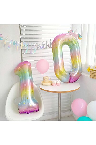 China Rainbow Color Helium Foil Balloons Birthday Party Decoration Balloons