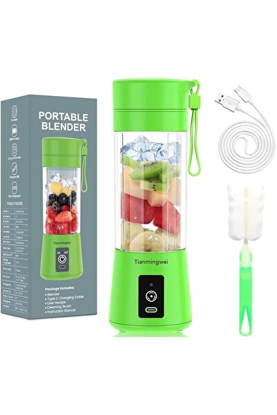 TMwooden Tianmingwei Portable Blender Personal 6 Blades Juicer Cup Household ...
