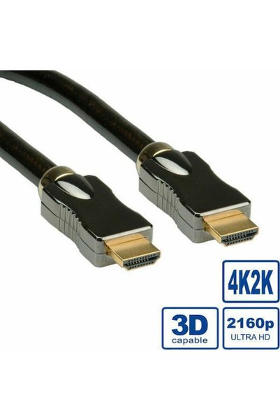 Roline Καλώδιο HDMI 1.4 Υψηλής Ταχύτητας 1080p 120Hz HDMI Αρσενικό - HDMI Αρσ...