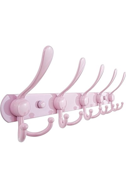 GENERAL Dseap Wall Mounted Coat Rack - 5 Tri Hooks, Heavy Duty, Stainless Ste...