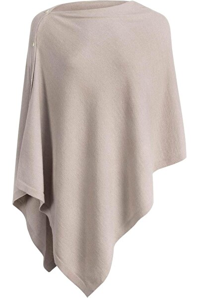Puli Women's Versatile Knitted Scarf Poncho Sweater with Buttons Light Weight...