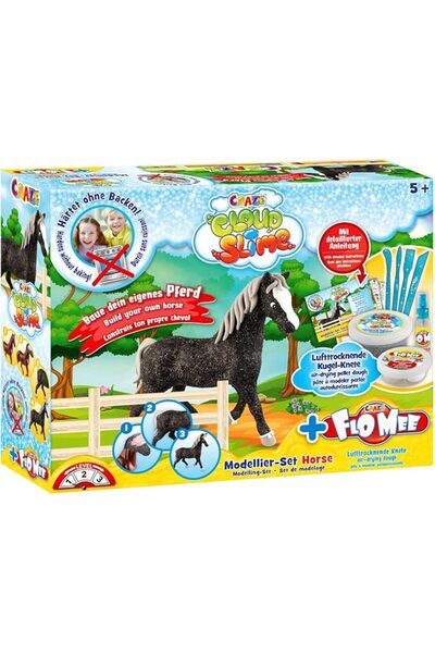 CRAZE Cloud Slime meets FLO MEE - HORSE SET, Multicolor, 15605
