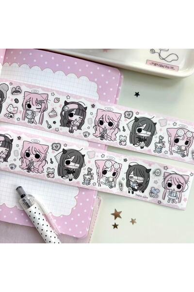 choice2 35cm pink Cute Japanese Original Sticker Roll Packaging Cute Characte...