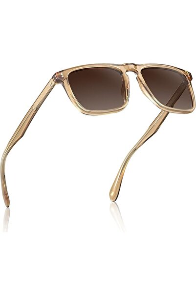 CARFIA Retro Polarized Sunglasses for Men UV Protection Hand-crafted Acetate ...
