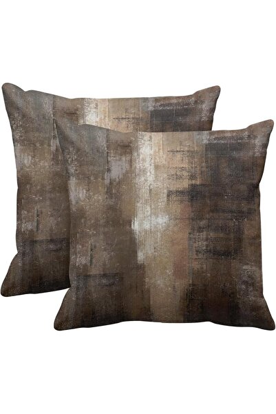 Britimes Throw Pillow Covers Modern Home Art Decor, 18 x 18 Inches Set of 2 P...