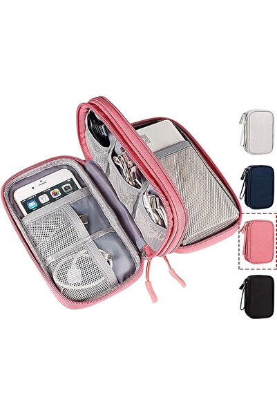 GENERAL CAOODKDK Electronic Organizer Travel USB Cable Accessories Bag/Case,W...