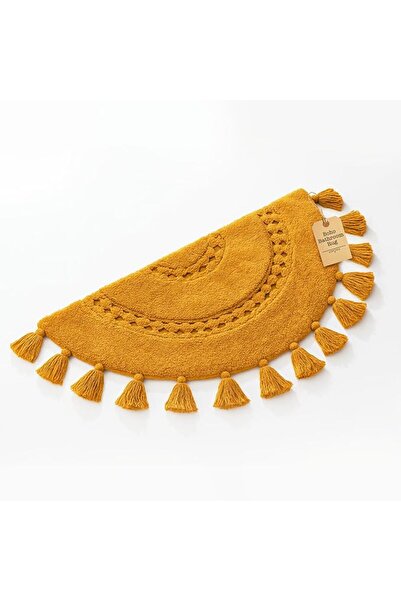 bienar BIEN BEAU Half Circle Boho Rug with Tassels for Your Bathroom - Beauti...