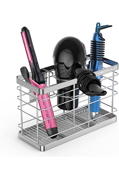 GENERAL Hair Dryer Holder - Hair Tool Organizer Wall Mount/Adhesive Blow Drye...