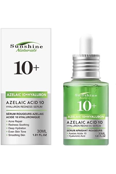 Sunshine Naturals Azelaic Acid 10 Hyaluronic Redness Soothing Serum 30 ml