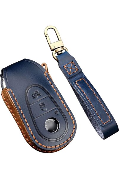 GENERAL غطاء مفتاح ذكي مصنوع يدويًا من SANRILY لسيارات مرسيدس-بنز الفئة S طرا...