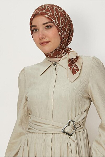Alvina Patterned Floş Eşarp 8654