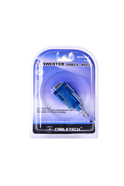 Lechpol Καλώδιο Μετατροπής USB 2.0 σε RS232 1,5 μ. Αξιόπιστη Σειριακή Σύνδεση