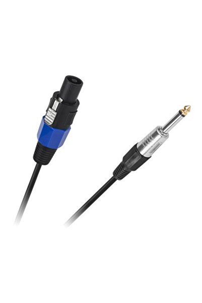 Lechpol Cablu audio profesional Jack 6.3mm la Speakon, 10m