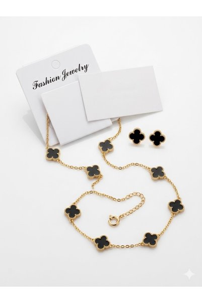 Houzi 2 PCS Jewelry Set – Necklace & Stud Earrings ,