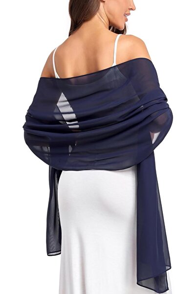 GENERAL Soft Chiffon Scarfs Shawls and Wraps for Evening Dresses Wedding Shaw...
