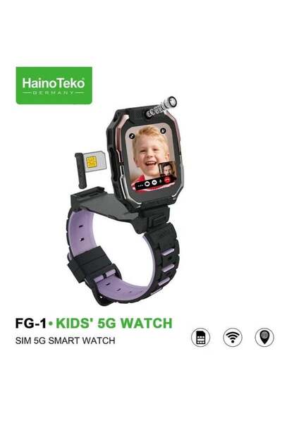 HAINOTEKO Haino Teko FG-1 Kids’ 5G Smart Watch with SIM Card Support – Dual F...