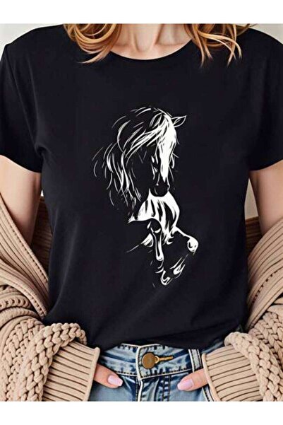 23ERVA Design, Women's Pattern, Pure Cotton T-Shirt, Casual Wear, Spring And ...