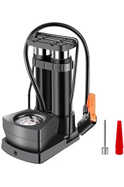 STARSTAR Foot pump with analog gauge.