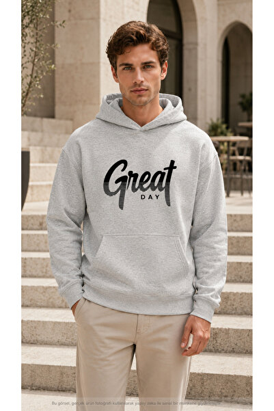TREND EMMODA سويت شيرت رجالي من Great Day Mottolu بتصميم كاجوال أنيق