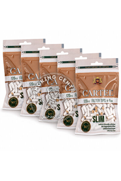 Cartel فلتر قطن كارتيلا بايو 6 مم - BIO Slim 6mm