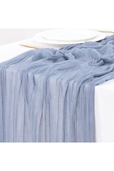 GENERAL Cheesecloth Table Runner 13.3ft Boho Gauze Cheese Cloth Table Runner ...