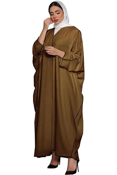 GENERAL Muslim Traditional Clothing Abaya Solid Islamic Long Dress Women Open...