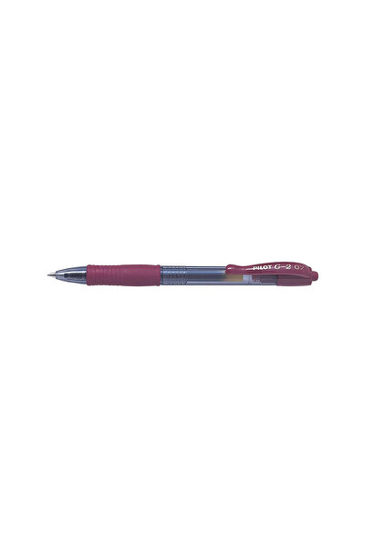 MC Micostore Pilot G2 gel pen, 0.7mm tip, dark red