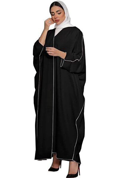 GENERAL Muslim Traditional Clothing Abaya Solid Islamic Long Dress Women Open...