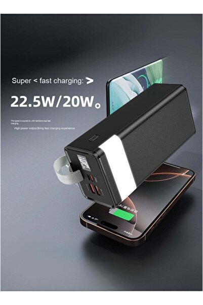 Levino 50000mAh Power Bank 22.5W Fast Charging Portable Battery Charger, USB-C PD & Dual USB Output,1 year