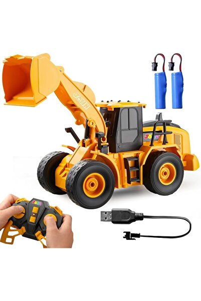 JOYIN ألعاب بناء يتم التحكم بها عن بعد، شاحنة لعب تعمل بالتحكم عن بعد 2.4 جيج...