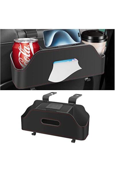 KASTWAVE Car Headrest Rear Seat Multifunctional Storage Box, Multi-Functional...