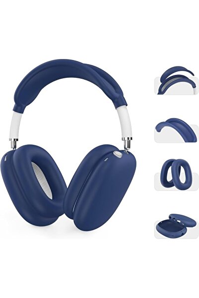 AhaStyle غطاء سيليكون لسماعات AirPods Max (USB-C/Lightning) |   [4 في 1] مضاد...