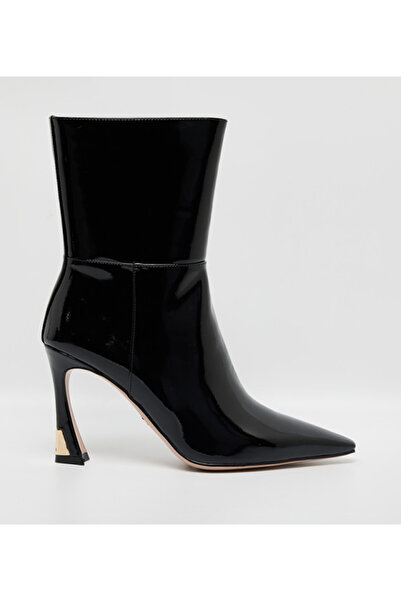 Nine West Plain Black Women Boots