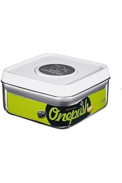 Generic New BPA Free Food Container - Push Button Airtight Food Storage - Squ...