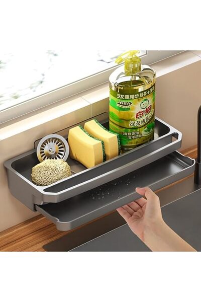 Aissiora Sponge Holder for Kitchen Sink, Kitchen Sink Caddy Rustproof Dish Sp...